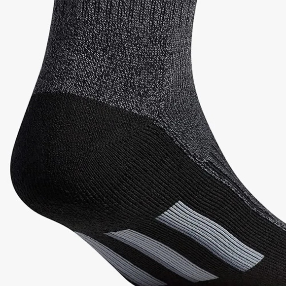 Socks by Adidas Mens 4 Pair Performance High Quarter Length Fits Size 6-12 - Picture 6 of 6